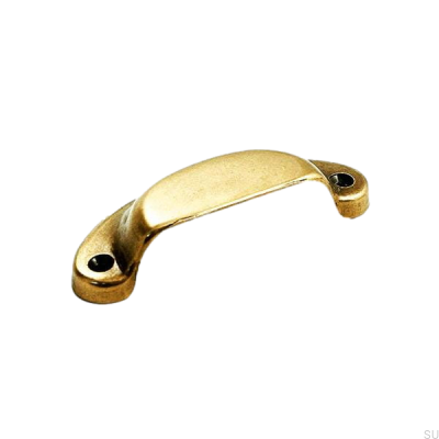 Puxador para móveis em concha 5283 64 Bronze antigo