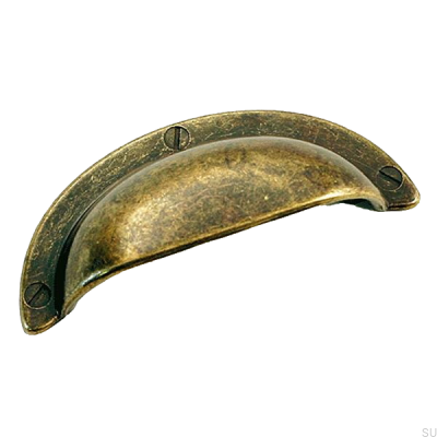 Puxador de mobília Shell 5284 Bronze antigo