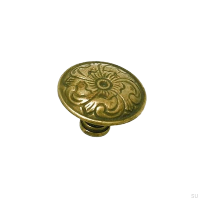 Botão para móveis 5308 bronze antigo