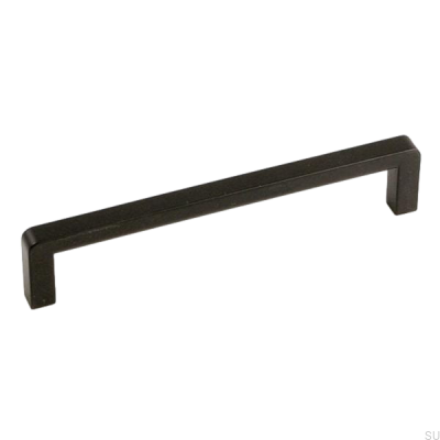 Puxador de móvel alongado 6200 128 Metal preto