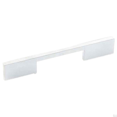 Alça de móveis oblonga 7571 128 branco