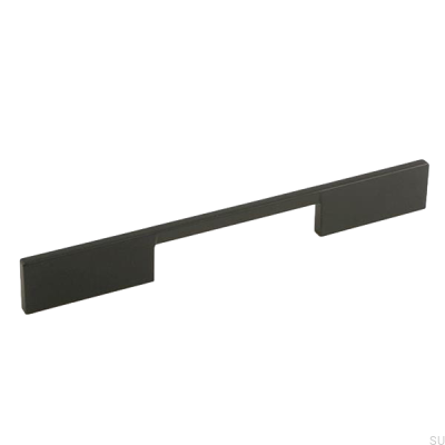 Puxador de móvel alongado 7571 192 Metal preto