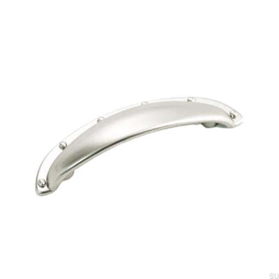 Puxador de móveis shell 8952 prata