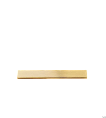 Martelo 32 Metal Escovado Ouro Puxador Alongado para Móveis