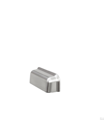 Port 96 Metal Prata Shell Maçaneta para Móveis