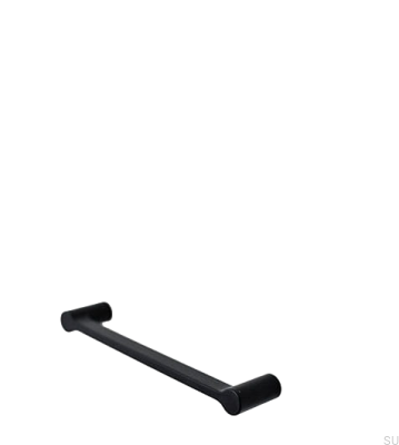 Puxador alongado para móveis Scope 160 Metal Preto Mate