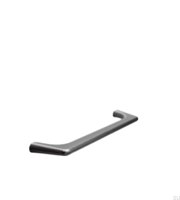 Puxador alongado para móveis Vista 160 Metal Antracite Escovado