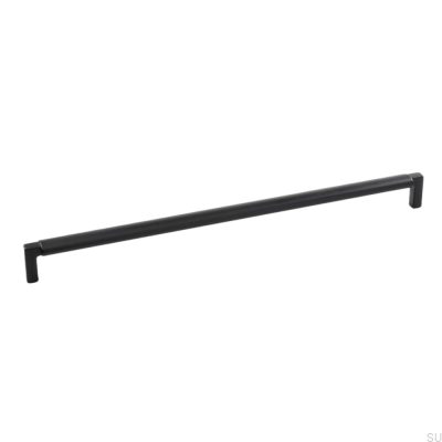 Puxador de móvel retangular Lecco 320 Metal preto