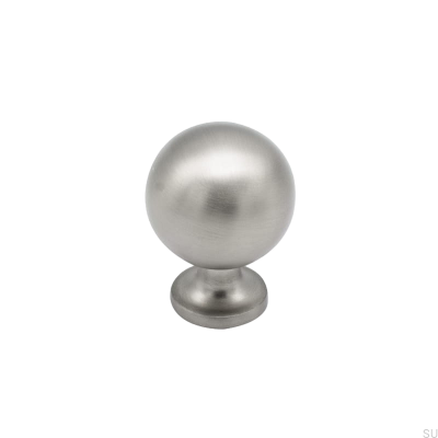 Maçaneta de móveis Lily Silver Brushed
