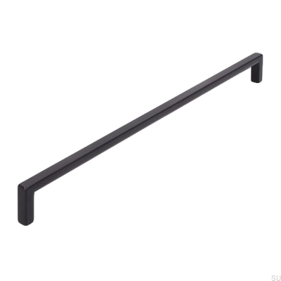 Puxador de móvel oblongo 2108 320 Metal Black Mat