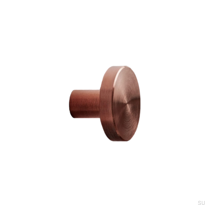 Cabide de parede Nena M W Cobre, escovado sem pintura