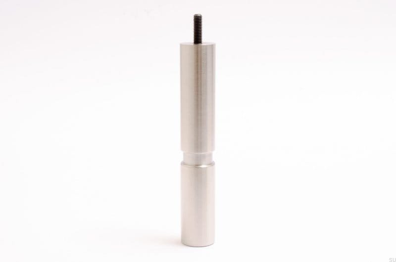 Cylinder 170 noga do mebli stal nierdzewna szczotkowana