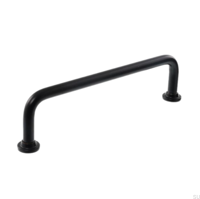 Puxador de móveis alongado 1353 192 Metal Black