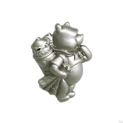 Puxador para móveis Winnie the Pooh 50x35 Níquel escovado