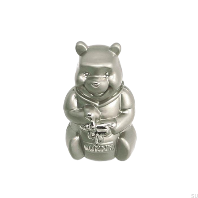 Puxador para móveis Winnie the Pooh 43x26 Níquel escovado