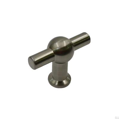 Puxador para móveis T-Bar 2011-60 Silver Brushed