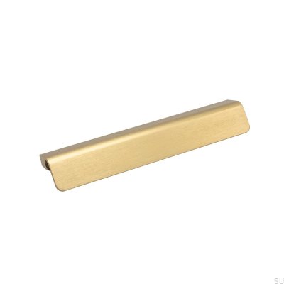 Puxador de móvel oblongo Franja ouro escovado