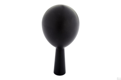 Cabide de parede preto de alumínio Drop 56