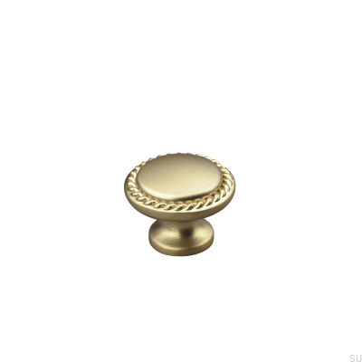 Botão para móveis escovado ouro Sora 30