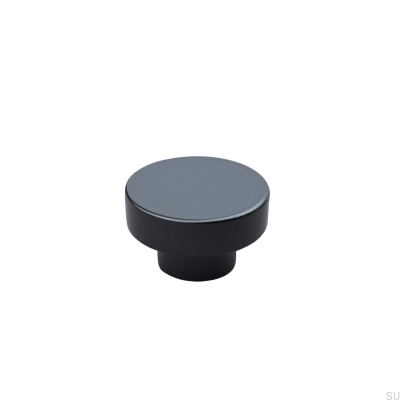 Botão para móveis de metal Vasto 34, preto fosco