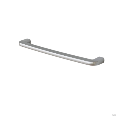Puxador de móvel oblongo Visby 256 Brushed Silver