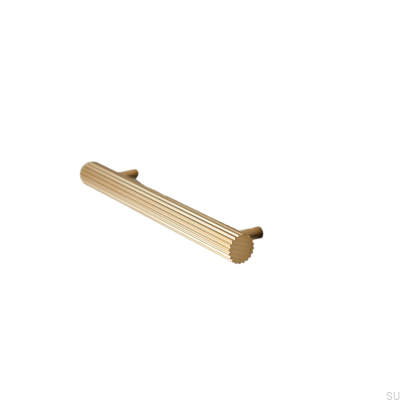 Puxador para móvel oblongo Smögen 160 ouro escovado