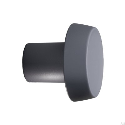 Cabide de Parede Caligola Metal Cinza