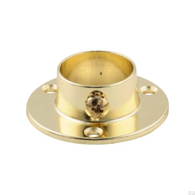 Roseta para varões de guarda-roupa 527 25 Ouro