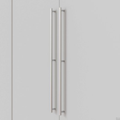 Puxador de móvel longitudinal Varberg 704 Brushed Silver