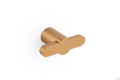  Puxador para móveis T-Bar Fusion Gold Brushed Cava