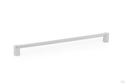 Puxador para móveis oblongo Fusion 320, níquel polido