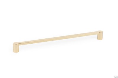 Puxador para móveis oblongo Fusion 320, ouro polido