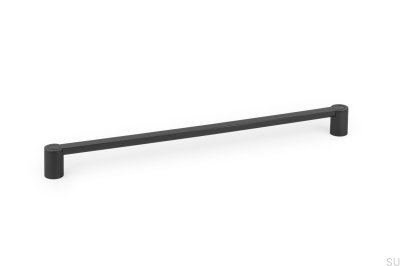 Puxador alongado para móveis Fusion 320 Black Titanium 