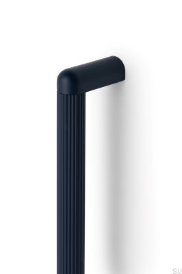 Puxador para móvel oblongo Riss Big 960 Alumínio Azul