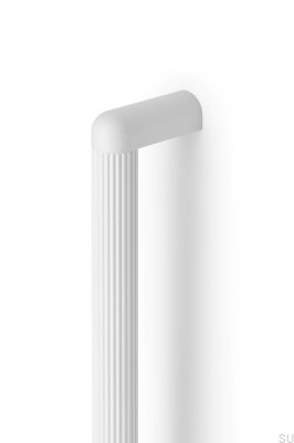 Puxador para móvel Riss Big 960 oblongo Alumínio Branco Mate