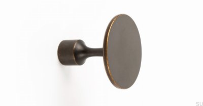 Cabide de parede de bronze antigo Floid