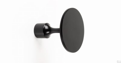 Cabide de Parede Floid Metal Preto Mate