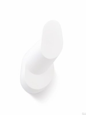 Cabide de parede em metal Crett branco mate