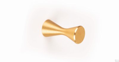 Cabide de parede escovado ouro Diabolo