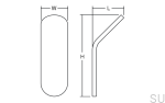 7012040LM2EI--Wieszak-ścienny-Tik-40-Aluminiowy-Czarny-Mat-Viefe-Skandynawskie-Uchwyty_3