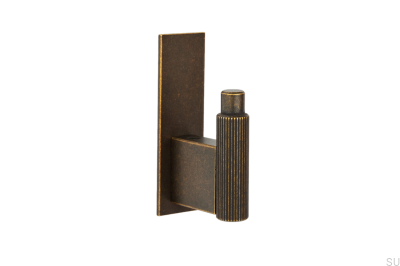 Cabide de parede com arruela Arpa Plate Aluminium Rustic Gold