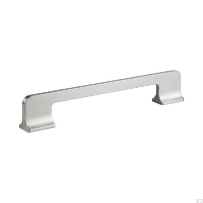 Puxador de móveis longitudinal Key 350 Silver Brushed