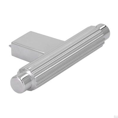 Puxador para móveis T-Bar 2594, cromo polido