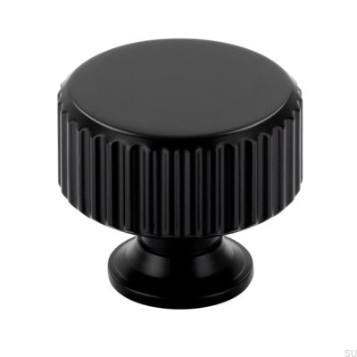 Botão para móveis 2596 metal preto fosco