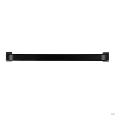 Puxador de móvel oblongo 2525 128 Matte Black Metal
