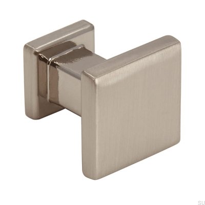 Botão para móveis 2506 Prata escovado