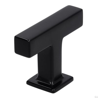 Puxador para móveis T-Bar 2520 Metal Preto Mate