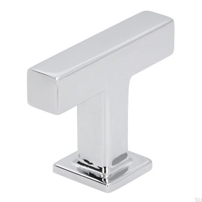 Puxador para móveis T-Bar 2520, cromo polido