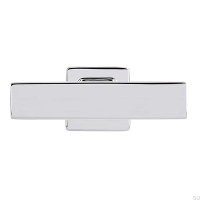 Puxador para móveis T-Bar 2520, cromo polido