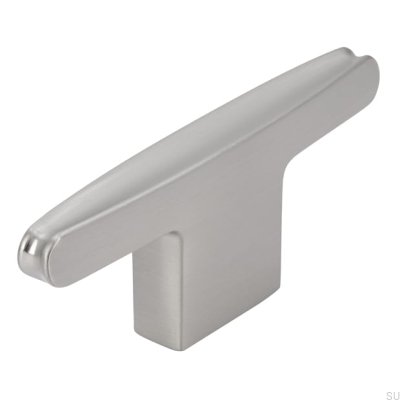Puxador para móveis T-Bar 2570 16, prata escovada